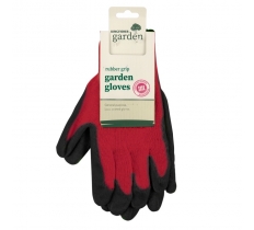 Medium/Large Rubber Grip Garden Gloves