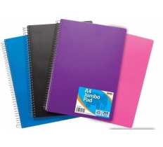 Tiger A4 Polyprop Jumbo Twin Wire Notebook 200 Pages