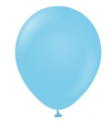 Kalisan 12" Baby Blue Latex Balloon 100 Pack