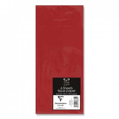 Tissue Paper Red 6 Sheets