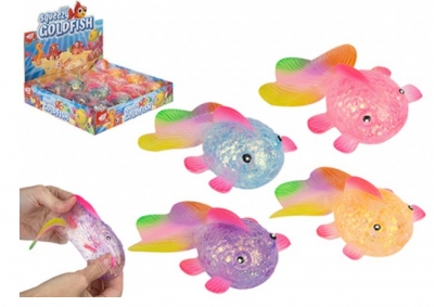 Sugar Malose Squeeze Glitter Goldfish 11.7cm