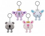 Mini Plush 6cm Keychain ( Assorted Designs )