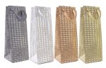 Tallon Gift Bag - Glitter - Bottle ( 12 X 36 X 8cm )