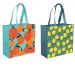 Large Square PP Shopping Bag Fruits