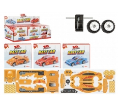 Pop Out 3d Pull Back Race Cars