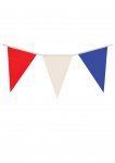 UNION JACK COLOUR BUNTING RED WHITE BLUE 7M WITH 25 PENNANTS