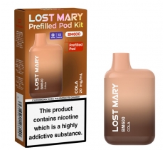 LOST MARY BM600 Prefilled Pod Kit Cola x 10 Pack