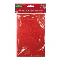 Glitter Cards And Envelopes 3 Pack
