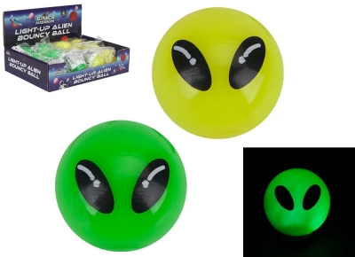 Light Up Alien Bouncy Ball 5.5cm