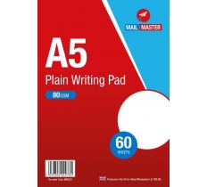 Mail Master A5 Plain Writting Pad 60 Sheet