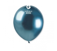 Gemar 5" Pack 50 Latex Balloons Shiny Blue#092