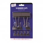 Tallon Binder Clips 10 Pack ( Assorted Sizes )