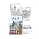 A4 Adult British Colouring Book (VAT ZERO)