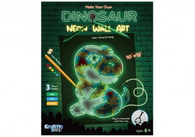 Make Your Own Dinosaur Neon Wall Art In Colour Box