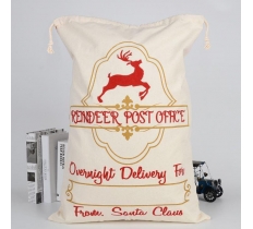 Reindeer Post Office Santa Sack 70 x 50cm