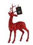 Red Glittered Stag