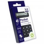 STATIONERY POCKET CALCULATOR ( BLACK )