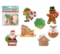 Snow White Christmas Eva Stickers 35 Pack