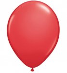 16" Qualatex Round Red Latex Balloons 50 Pack