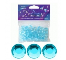 Pearl Blue 12mm Decor Diamante Diamonds 28g
