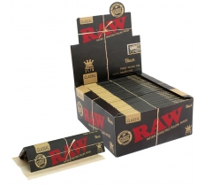 Raw Black Classic King Size Slim Cigarette Paper 50 Pack