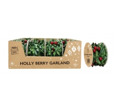 Holly & Berries Garland 2.7M