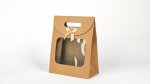 Kraft small gift bag 24x19x9cm