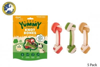 Meat Free Knot Bone Dog Treat 160g 5pack