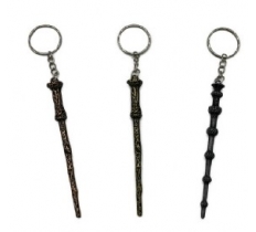 Metal Wizard Wand Keyrings x 12 (27p Each)