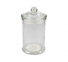 Plain Glass Jar with Lid 350ml