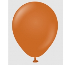 Kalisan 5" Retro Rust Orange Latex Balloon 100 Pack