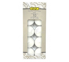 Gsd T Light White Candle 10 Pack
