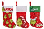 Grinch Small Fleece Stocking 46cm