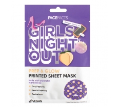 Face Facts Girls Night Out Printed Sheet Mask