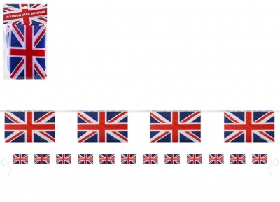 Rayon fabric Union Jack Bunting 3M 8 Flag