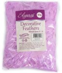 Eleganza Feathers Mixed Sizes 3-5" 50G Bag Pastel Lavender