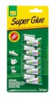 Super Glue 5 Pack X 1G