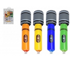 Inflatable Microphones 25cm ( Assorted Colours )