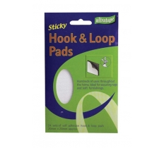 Ultratape Hook & Loop Pads 24 Pack