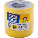 4 Roll Clear Stationary Packing Tape 22mm X 35M