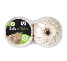 Stationery 2 X 40M Balls Of String