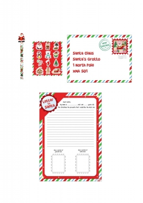 Christmas Letter to Santa Writing Kit