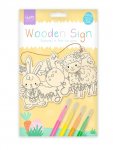 Easter Colour Your Own Wooden Sign