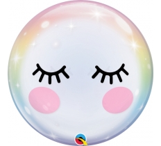 Qualatex 22" Eyelashes Bubble Balloon