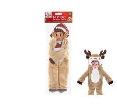 ELF REINDEER W/ANTLERS OUTFIT IN POLYBAG W/HEADER & INSERT