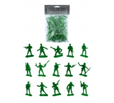 Toy Soldier Figurines 50 Pack ( Assorted Sizes And Designs )