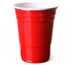 EXTRA VALUE PARTY CUP RED 16 OZ 6 PACK