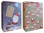 Gift Bag Christmas Santa/Santa Pattern Jumbo ( 40.5 X 55.8 X )