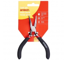 Amtech Mini Bent Nose Plier With Spring