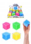 Puzzle Maze Cubes 3d 5.3cm 4 Colour
